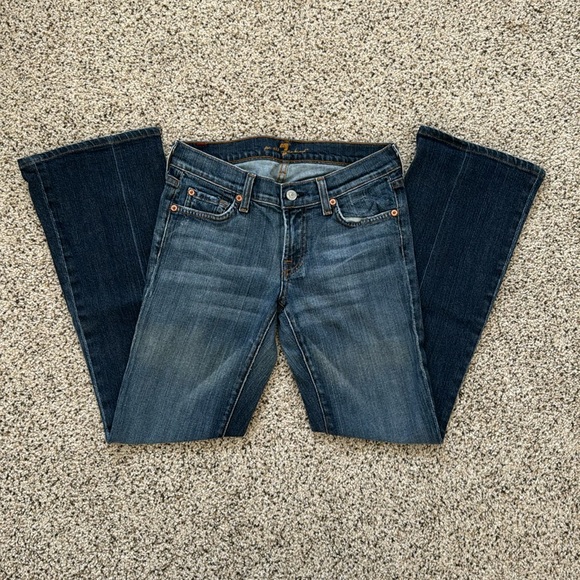 7 For All Mankind 27 bootcut denim jeans - Picture 1 of 3